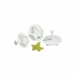 Remise 🔥 3 Découpoirs Petite Feuille de Lierre à Poussoir 🔔