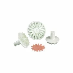 Nouveau 🌟 3 Emporte-Pièces Tournesol à Poussoir 👍