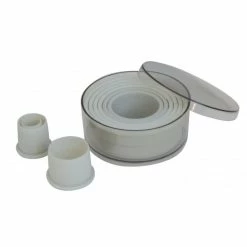 Remise 🌟 9 Découpoirs Ronds unis en plastique alimentaire 😍