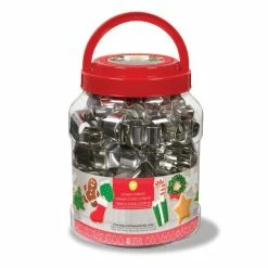 Grosses soldes 💯 Boîte Emporte-Pièces Noël 6 à 8 cm (x40) Wilton ✔️