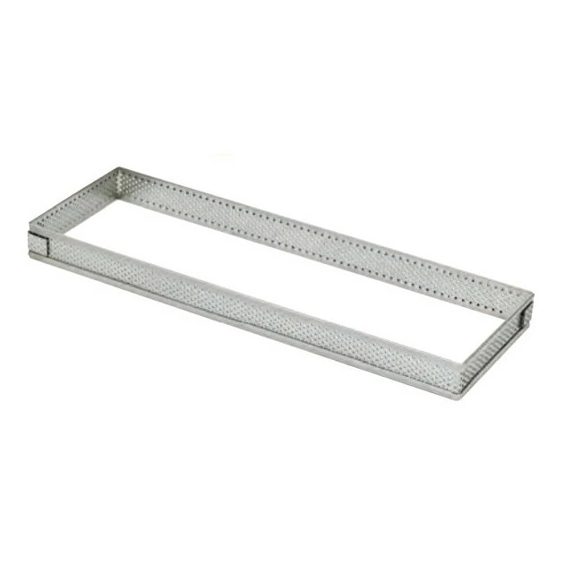 Cadre à Tarte Rectangle Inox Perforé 20x7 cm H.2 cm Grosses soldes ???? Cadre à Tarte Rectangle Inox Perforé 20x7 cm H.2 cm ???? -Patisse Magasin cadre a tarte rectangle inox perfore 20x7 cm h2 cm 3