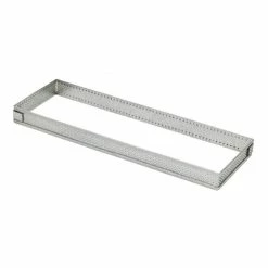 Meilleure vente ???? Cadre à Tarte Rectangle Inox Perforé 24x8 cm H.2 cm ???? -Patisse Magasin cadre a tarte rectangle inox perfore 24x8 cm h2 cm 3