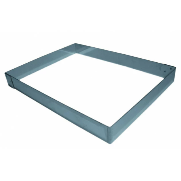 Grosses soldes ???? Cadre Pâtissier Rectangle Inox 37 x 27 cm H.3,5 cm ???? 1 Grosses soldes ???? Cadre Pâtissier Rectangle Inox 37 x 27 cm H.3,5 cm ????