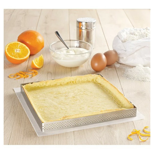 Grosses soldes ???? Carré perforé 17,5 cm de L'école Valrhona par De Buyer ???? 2 Grosses soldes ???? Carré perforé 17,5 cm de L'école Valrhona par De Buyer ???? – Image 2