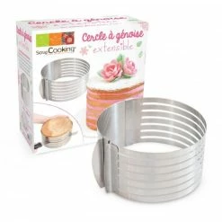 Les meilleures critiques de 🛒 Cercle à Génoise Extensible Inox ScrapCooking 🛒
