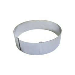 Meilleure vente 🥰 Cercle à Pâtisserie Extensible Ø18 à 36 cm Inox De Buyer 👏