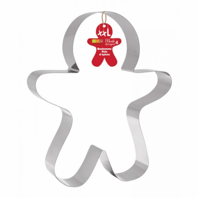 Sortie ✔️ Cercle à Pâtisserie Inox Bonhomme XXL 29 x 24 cm ScrapCooking ???? 1 Sortie ✔️ Cercle à Pâtisserie Inox Bonhomme XXL 29 x 24 cm ScrapCooking ????