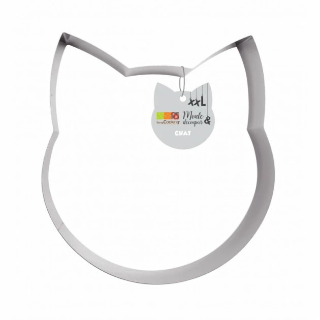 Tout neuf ✔️ Cercle à Pâtisserie Inox Chat XXL 25 x 26,5 cm Scrapcooking ???? 1 Tout neuf ✔️ Cercle à Pâtisserie Inox Chat XXL 25 x 26,5 cm Scrapcooking ????