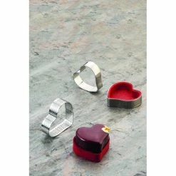 Sortie ✨ Cercle à Tarte Coeur Inox Micro-perforé 7,5 x 7 cm x H 2 cm Pavoni 🛒 -Patisse Magasin cercle a tarte coeur inox micro perfore 75 x 7 cm x h 2 cm pavoni 2