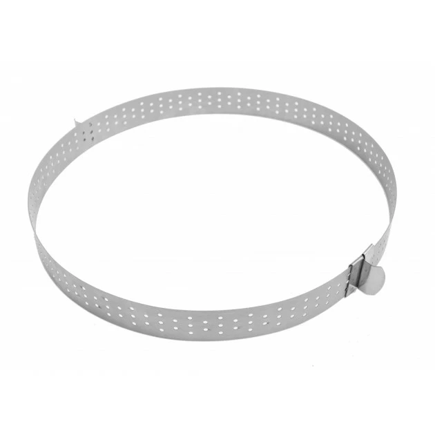Meilleure vente ❤️ Cercle à Tarte Extensible Inox Perforé 16 à 30 cm Scrapcooking 🛒 2 Meilleure vente ❤️ Cercle à Tarte Extensible Inox Perforé 16 à 30 cm Scrapcooking 🛒 – Image 2