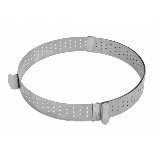 Meilleure vente ❤️ Cercle à Tarte Extensible Inox Perforé 16 à 30 cm Scrapcooking 🛒 3 Meilleure vente ❤️ Cercle à Tarte Extensible Inox Perforé 16 à 30 cm Scrapcooking 🛒 – Image 3