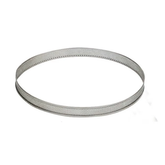 Meilleur prix ???? Cercle à Tarte Inox Perforé Ø12 cm H.2 cm ???? 2 Meilleur prix ???? Cercle à Tarte Inox Perforé Ø12 cm H.2 cm ???? – Image 2