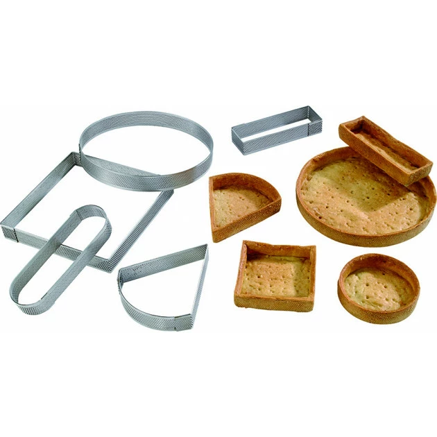 Cercle à Tarte Inox Perforé Ø9 cm H.2 cm Sortie ???? Cercle à Tarte Inox Perforé Ø9 cm H.2 cm ???? -Patisse Magasin cercle a tarte inox perfore o9 cm h2 cm 3