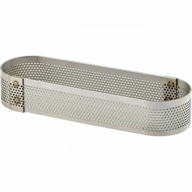 Cercle à Tarte Oblong Inox Perforé 26x9 cm H.2 cm Meilleure affaire ⭐ Cercle à Tarte Oblong Inox Perforé 26x9 cm H.2 cm ???? -Patisse Magasin cercle a tarte oblong inox perfore 26x9 cm h2 cm