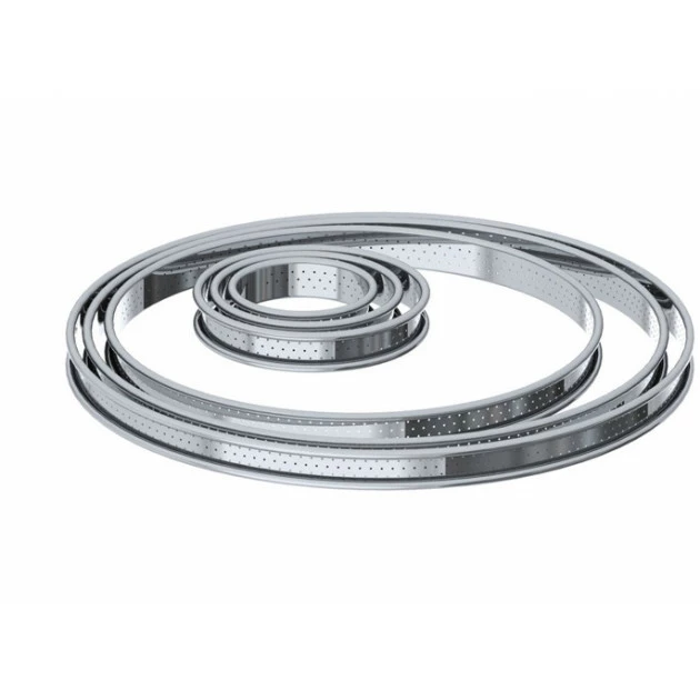 Cercle à Tarte perforé Ø 22 cm en Inox par De Buyer Coupon ???? Cercle à Tarte perforé Ø 22 cm en Inox par De Buyer ???? -Patisse Magasin cercle a tarte perfore o 22 cm en inox par de buyer