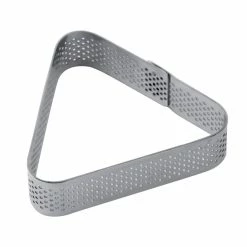 Top 10 ❤️ Cercle à Tarte Triangle Inox Micro-perforé 8,5 x 7,5 cm x H 2 cm Pavoni ⌛
