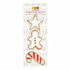 Coupon 🥰 Découpoirs Noël Inox Dorés x3 Scrapcooking 🛒