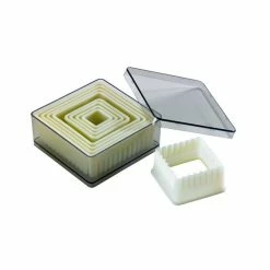 Offres 👏 Emporte-Pièce Carré Cannelé Polyglass (x9) Ibili 🤩