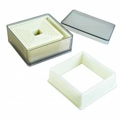 Tout neuf ❤️ Emporte-Pièce Carré Uni Polyglass (x9) Ibili 🛒