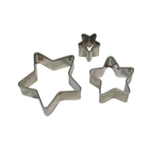 Emporte Pièce Etoile en inox (x3) Acheter ???? Emporte Pièce Etoile en inox (x3) ???? -Patisse Magasin emporte piece etoile en inox