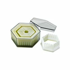 Sortie 🎉 Emporte Pièce Hexagonaux Cannelés Polyglass (x9) 🧨
