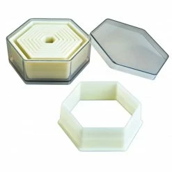 Budget 🎉 Emporte-Pièce Hexagone Uni Polyglass (x9) Ibili ⭐