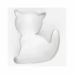 Promo ⭐ Emporte-pièce Inox Chat 5 x 4 cm Cookie Cutters 😉