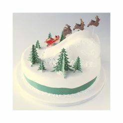 Remise 🤩 Set Emporte-Pièces Plastique Sapin de Noël 3D (x8) JEM 🎁