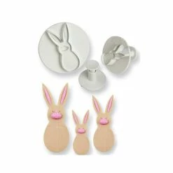 Coupon ⭐ Emporte-Pièces avec Poussoir Famille Lapin (x3) PME 😍