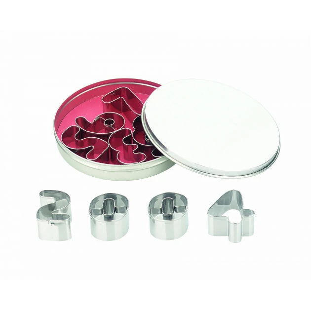 Emporte-Pièces Inox Chiffres x 9 Ibili Le moins cher ✔️ Emporte-Pièces Inox Chiffres x 9 Ibili ❤️ -Patisse Magasin emporte pieces inox chiffres x 9 ibili