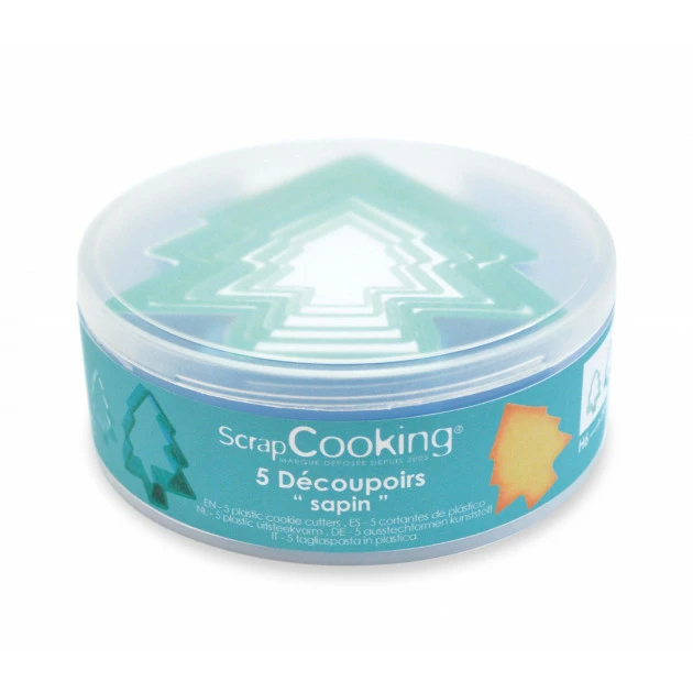 Emporte-Pièces Sapin (x5) Scrapcooking Meilleur prix ???? Emporte-Pièces Sapin (x5) Scrapcooking ???? -Patisse Magasin emporte pieces sapin x5 scrapcooking