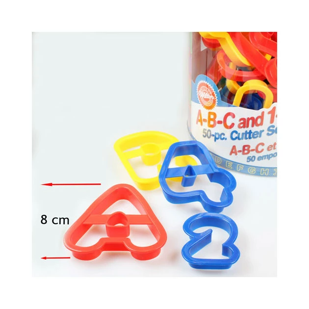 Grands Emporte Pièce Lettres et Chiffres (x50) Wilton Meilleure affaire ???? Grands Emporte Pièce Lettres et Chiffres (x50) Wilton ???? -Patisse Magasin grands emporte piece lettres et chiffres x50 wilton 1