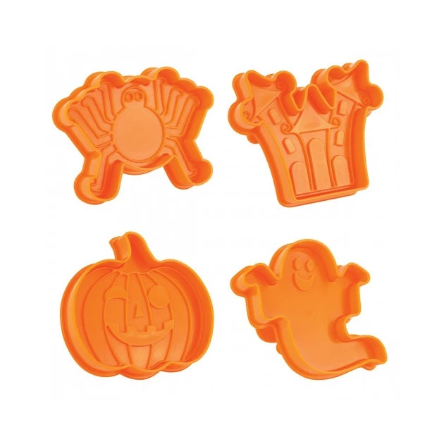 Kit 4 découpoirs pour Biscuits Halloween Meilleure vente ???? Kit 4 découpoirs pour Biscuits ???? Halloween ???? -Patisse Magasin kit 4 decoupoirs pour biscuits halloween 1