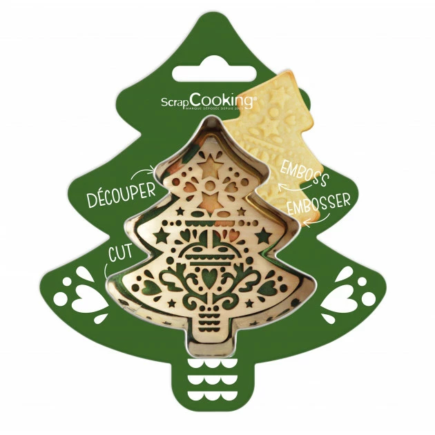 Bon marché ???? Kit Biscuit de Noël Sapin 8,2 cm Scrapcooking ???? 1 Bon marché ???? Kit Biscuit de Noël Sapin 8,2 cm Scrapcooking ????