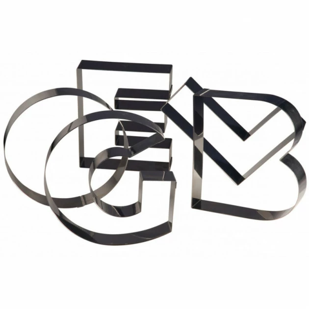 Meilleur prix ???? Lettre inox G Moule-Découpoir Gobel ???? 2 Meilleur prix ???? Lettre inox G Moule-Découpoir Gobel ???? – Image 2