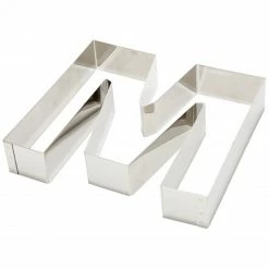 Vente flash 🌟 Lettre inox M Moule-Découpoir Gobel 🎉