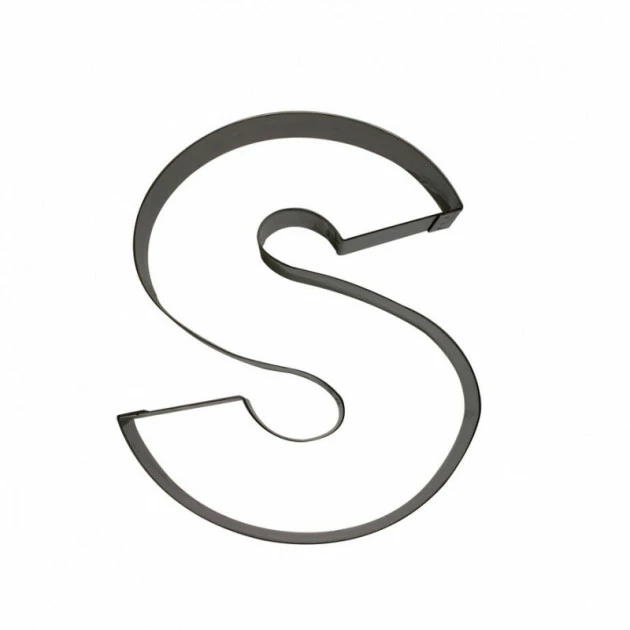 Lettre inox S Moule-Découpoir Gobel Meilleur prix ???? Lettre inox S Moule-Découpoir Gobel ???? -Patisse Magasin lettre inox s moule decoupoir gobel