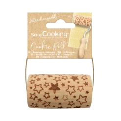 Promo ✔️ Mini Rouleau à Pâtisserie Empreinte Etoile 7 cm Scrapcooking 🎁