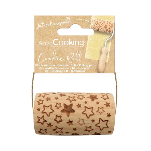 Promo ✔️ Mini Rouleau à Pâtisserie Empreinte Etoile 7 cm Scrapcooking 🎁 1 Promo ✔️ Mini Rouleau à Pâtisserie Empreinte Etoile 7 cm Scrapcooking 🎁