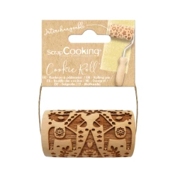 Budget 🎉 Mini Rouleau à Pâtisserie Empreinte Noël 7 cm Scrapcooking 😍