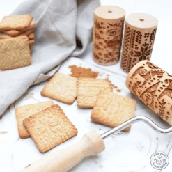 Acheter ???? Mini Rouleau à Pâtisserie Empreinte Noël Interchangeable 7 cm (x3) Scrapcooking ???? -Patisse Magasin mini rouleau a patisserie empreinte noel interchangeable 7 cm x3 scrapcooking 2