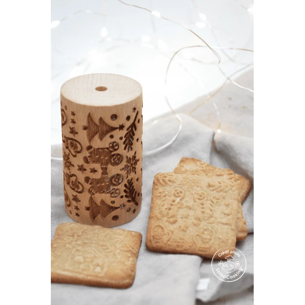 Mini Rouleau à Pâtisserie Empreinte Pain d'Epices 7 cm Scrapcooking De gros ???? Mini Rouleau à Pâtisserie Empreinte Pain d'Epices 7 cm Scrapcooking ⭐ -Patisse Magasin mini rouleau a patisserie empreinte pain d epices 7 cm scrapcooking 2