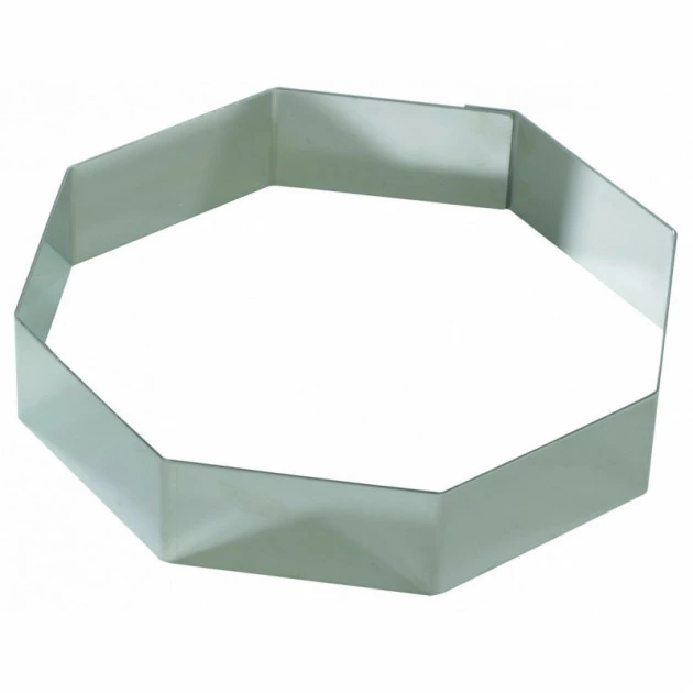 Octogone à Mousse Inox 18 cm x H 4,5 cm Mallard Offres ✔️ Octogone à Mousse Inox 18 cm x H 4,5 cm Mallard ???? -Patisse Magasin octogone a mousse inox 18 cm x h 45 cm mallard