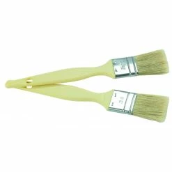 Nouveau 😉 Pinceau Plat Poils Longs 2,5 cm Manche Plastique 🎉