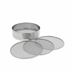 Meilleure affaire 🤩 Tamis Ø 21cm Inox 4 mailles interchangeables 0,5-1-2-3 mm 😀